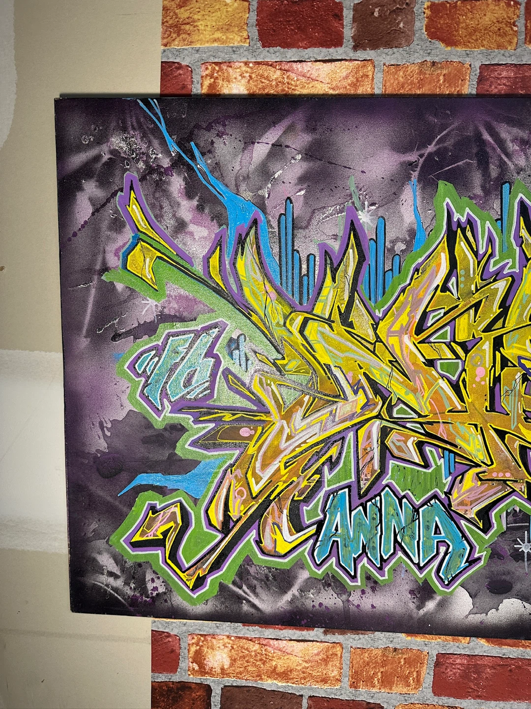 Graffiti Art Canvas By Artist Noem - photo 2