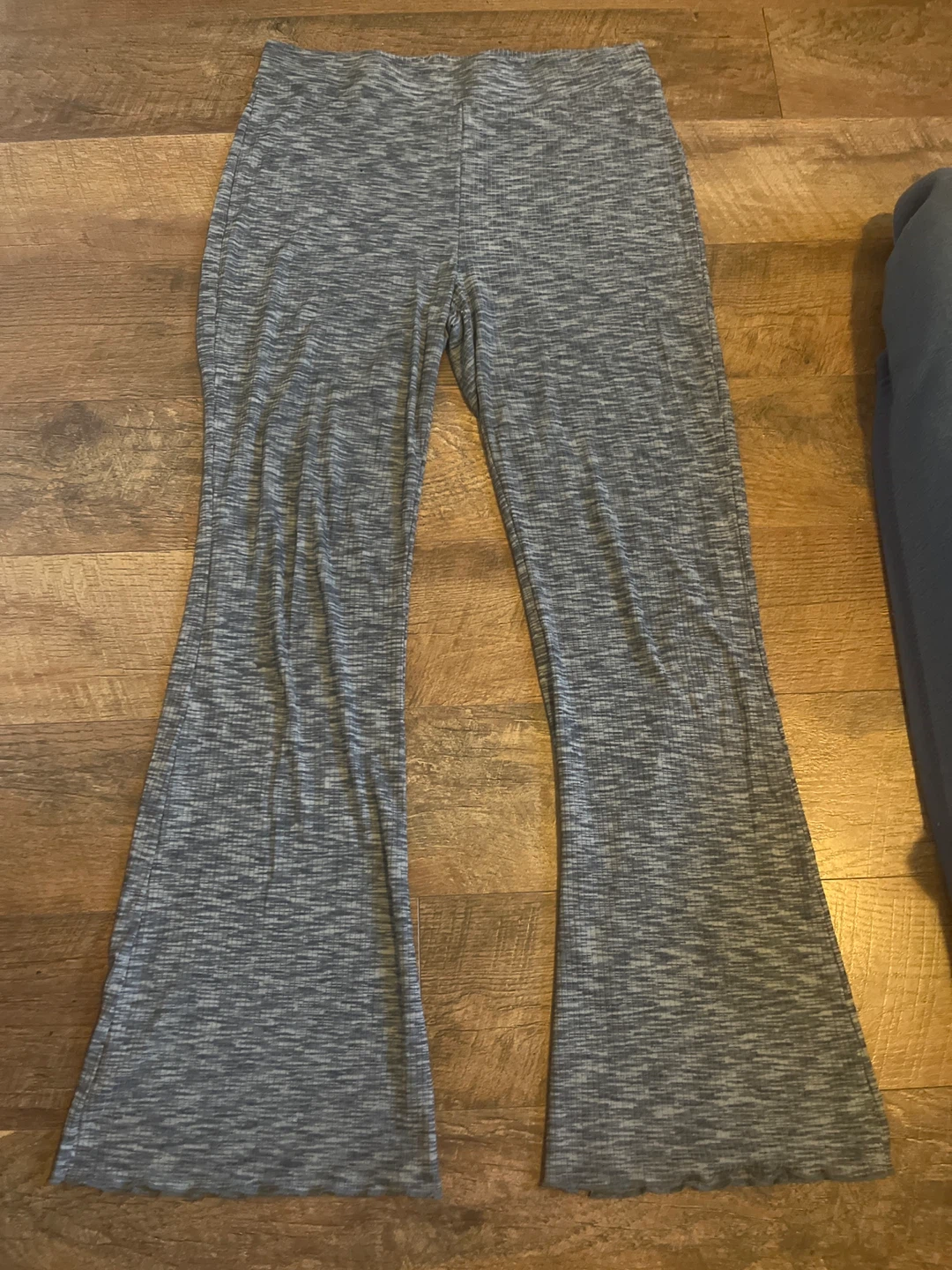 Grey Marled Flare Pants🌱