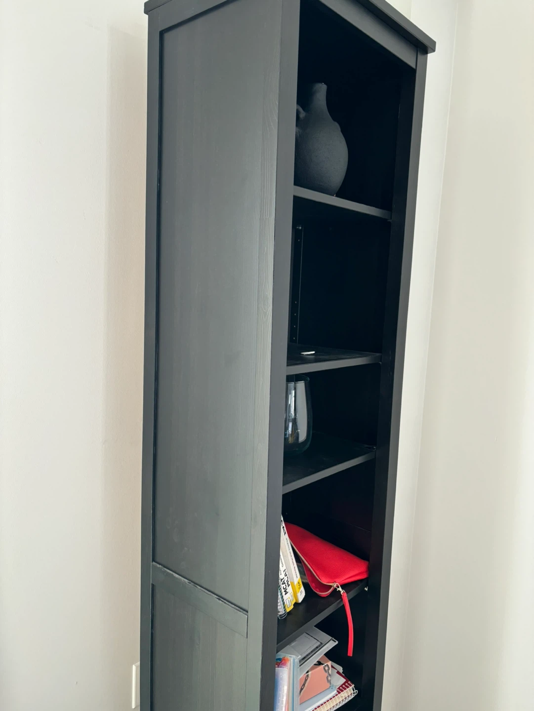 Black Tall Bookshelf - photo 2