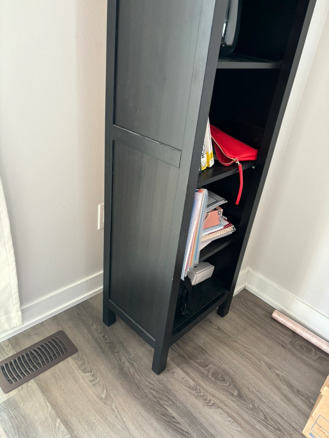 Black Tall Bookshelf - photo 3