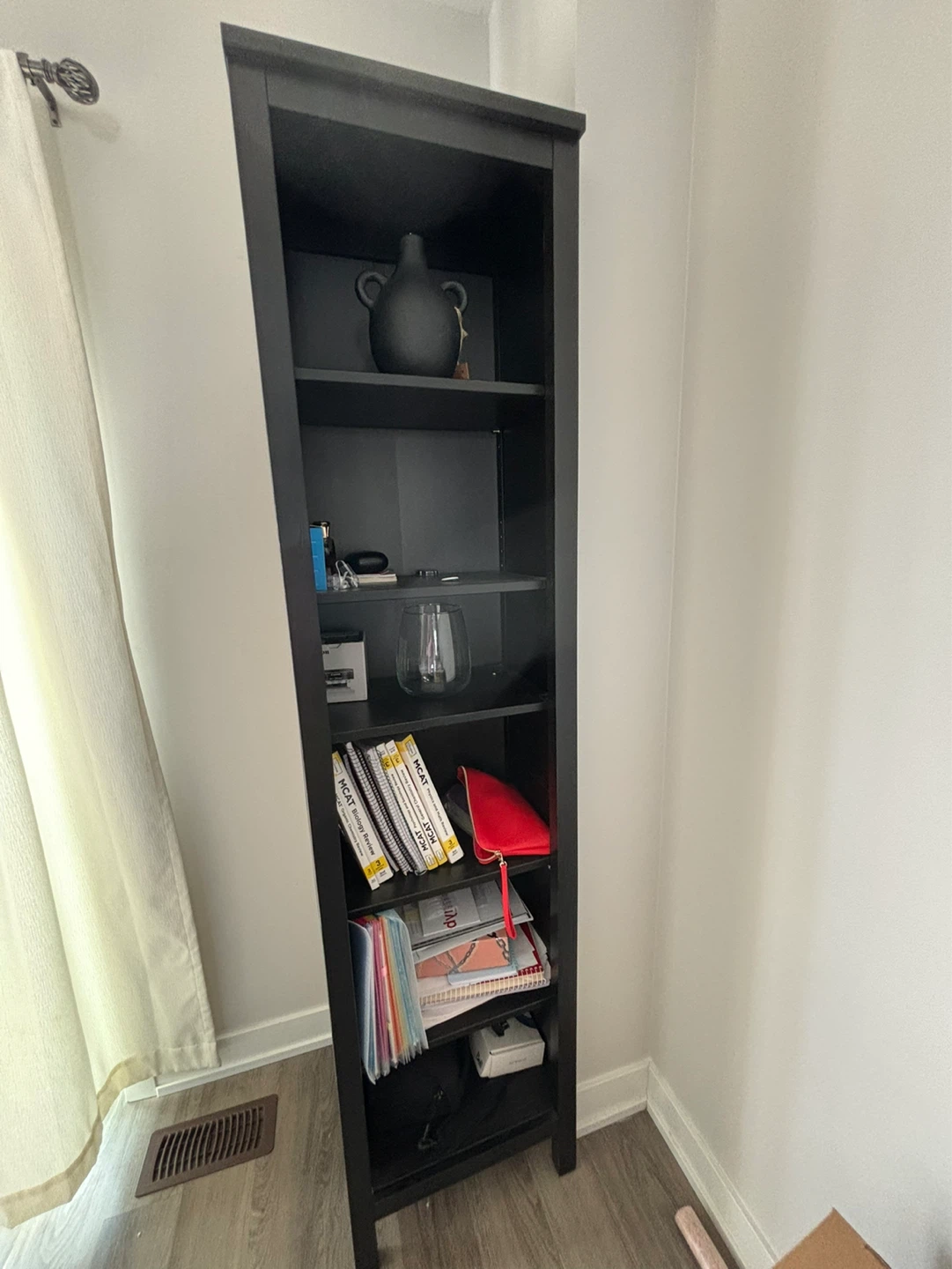 Black Tall Bookshelf