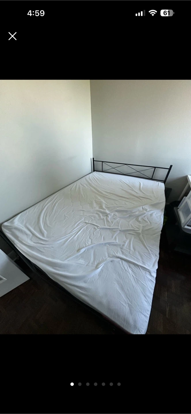 Queen Bed Mattress - As is