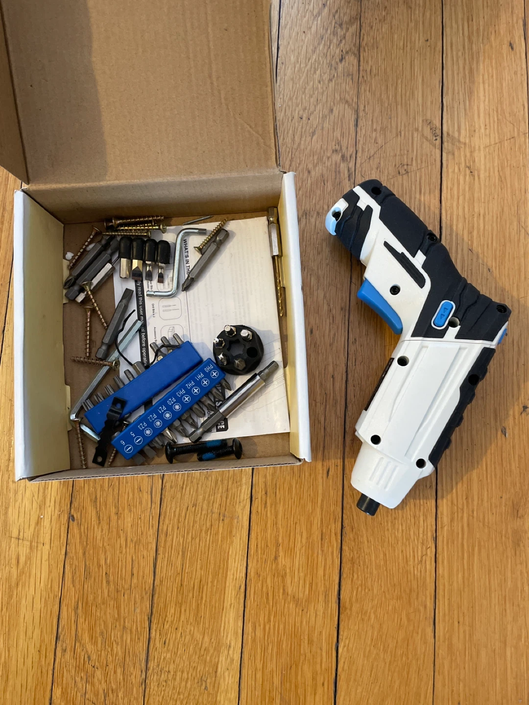 ielmeier Cordless Electric Screwdriver with Bit Set - photo 2