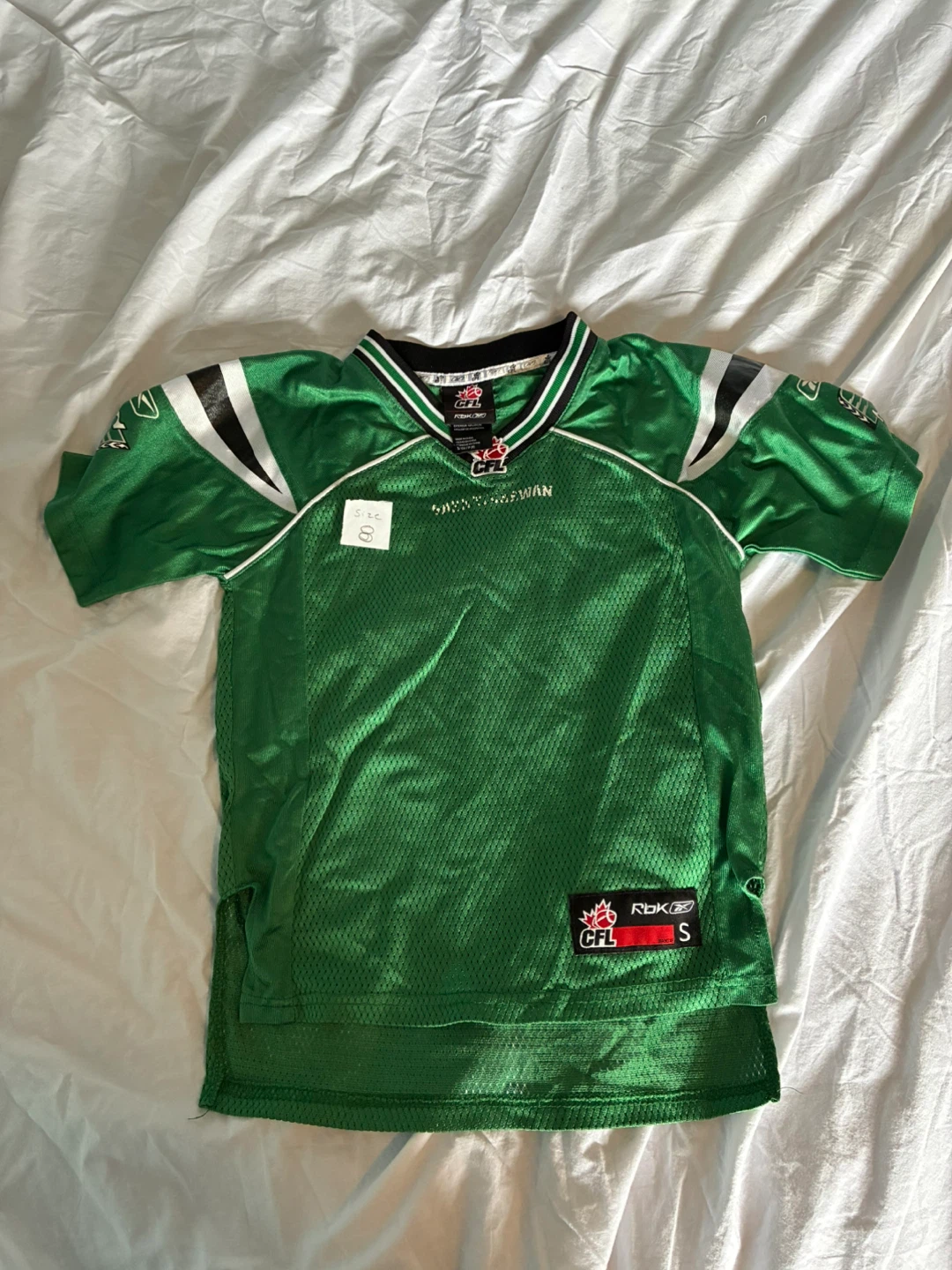 Saskatchewan Roughriders Green CFL Jersey Size S