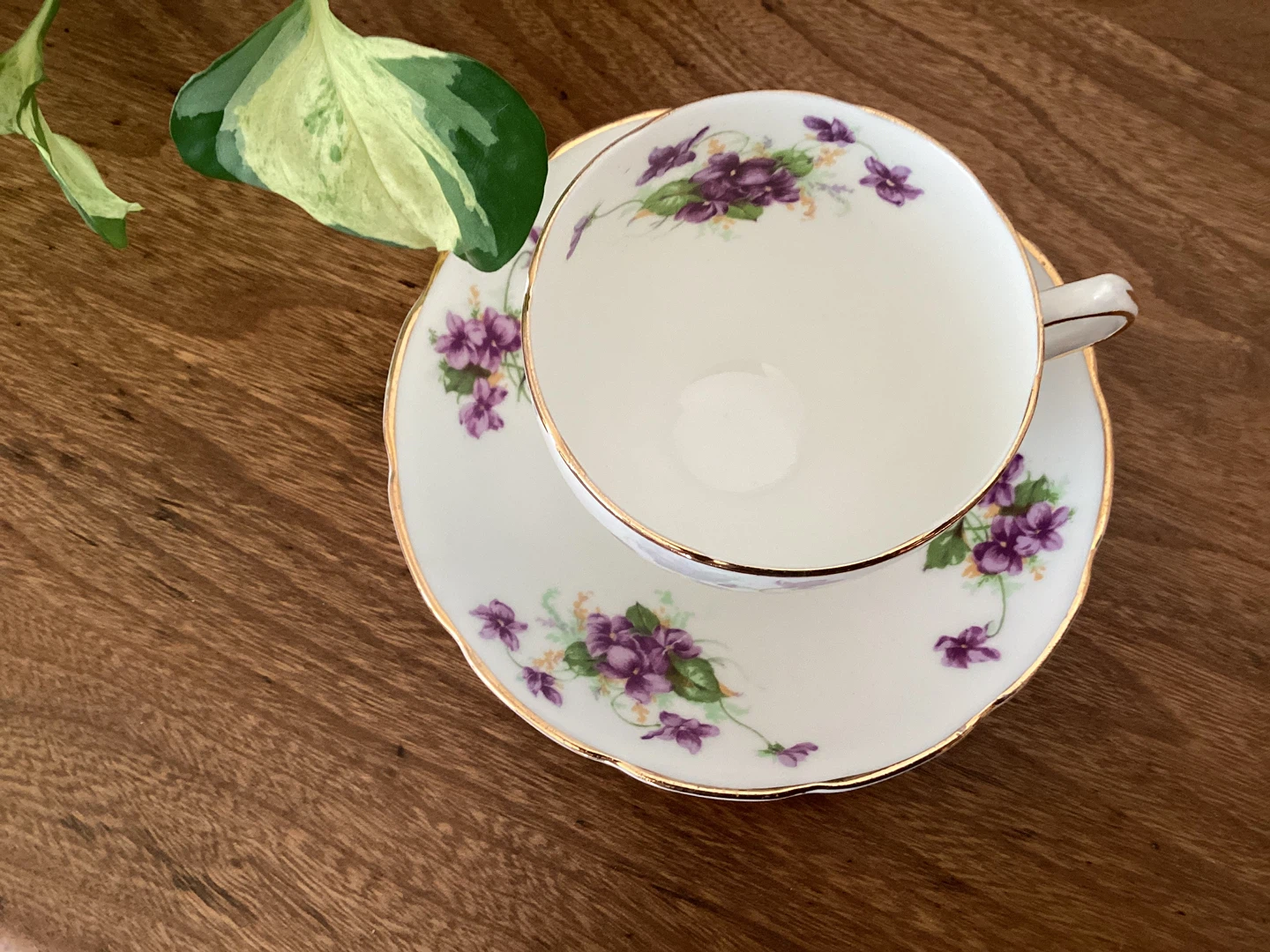 Duchess Bone China Teacup and Saucer Set - photo 3