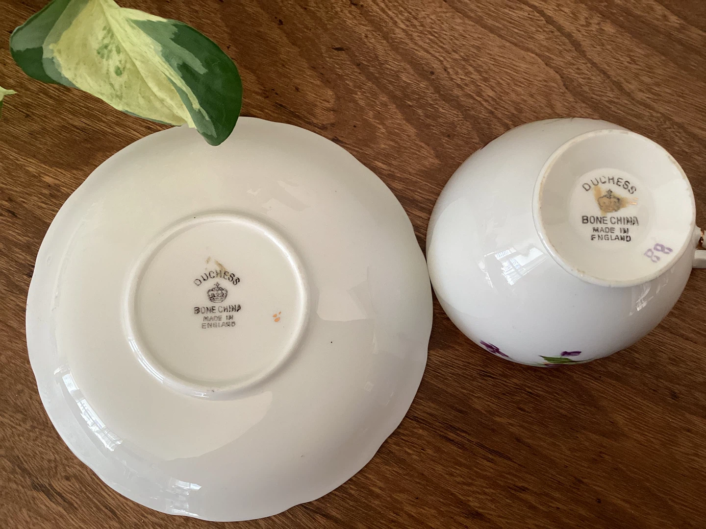 Duchess Bone China Teacup and Saucer Set - photo 5