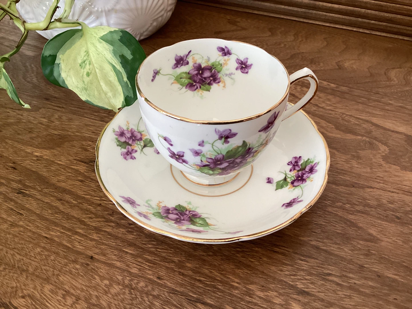 Duchess Bone China Teacup and Saucer Set