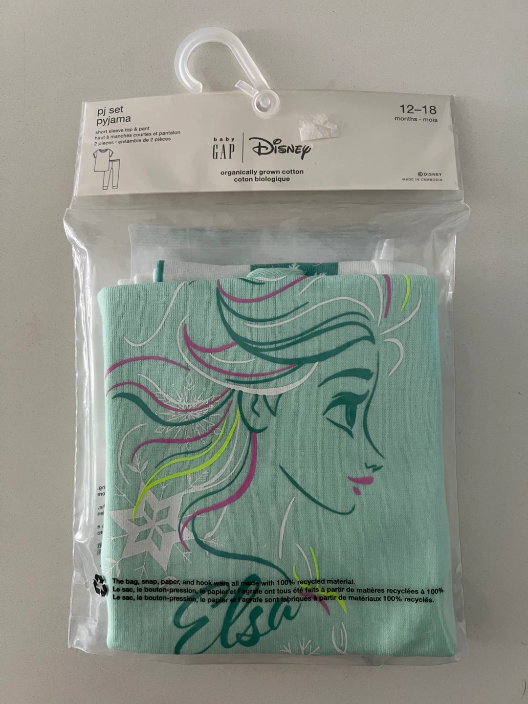 Baby Gap Disney Elsa PJ Set