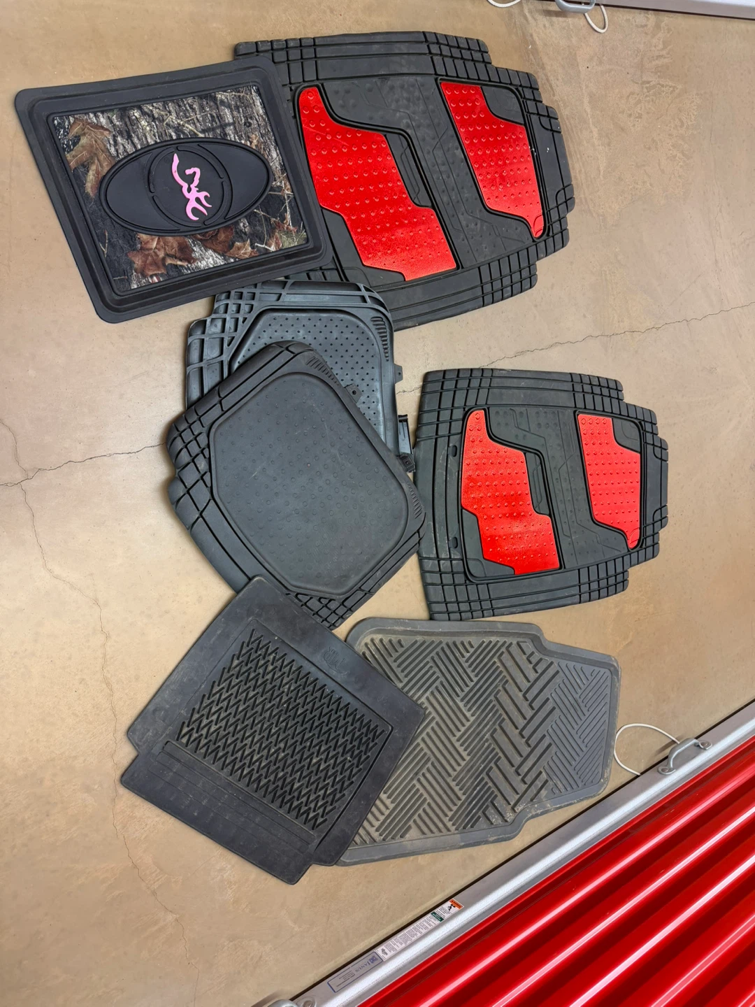 Browning Pink Camo Car Floor Mats Set