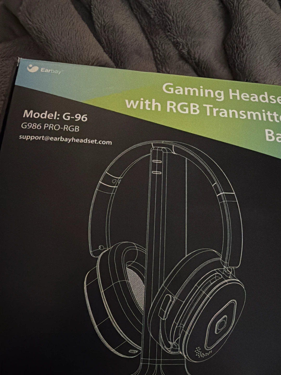 Earbay G-96 Gaming Headset with RGB Transmitter