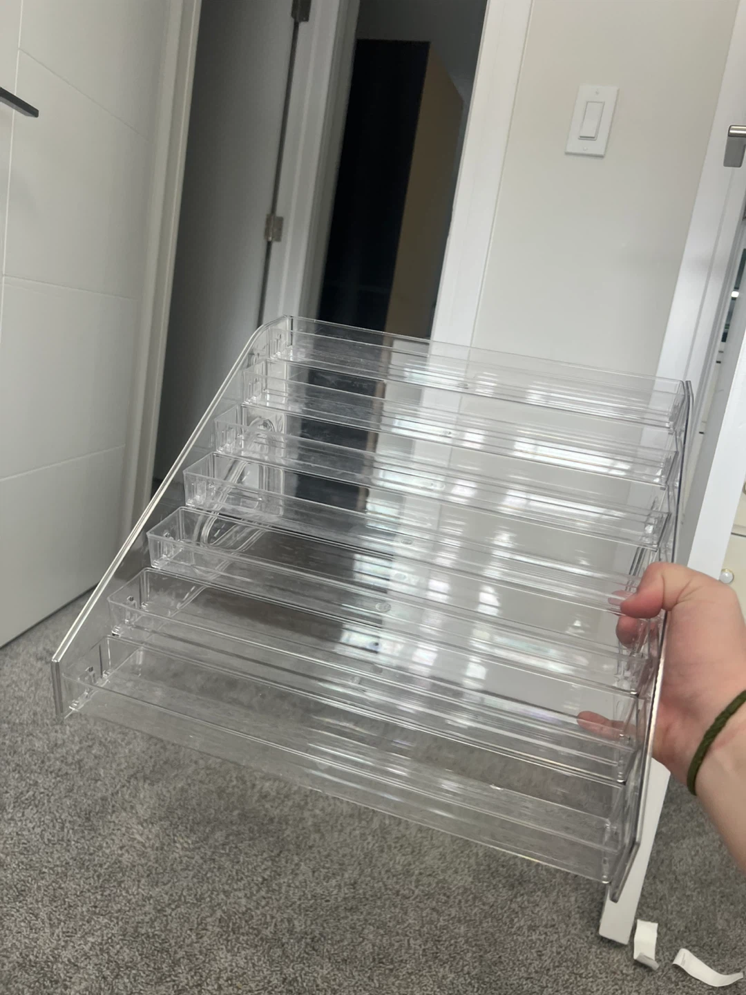 Clear Plastic Tiered Organizer - photo 2