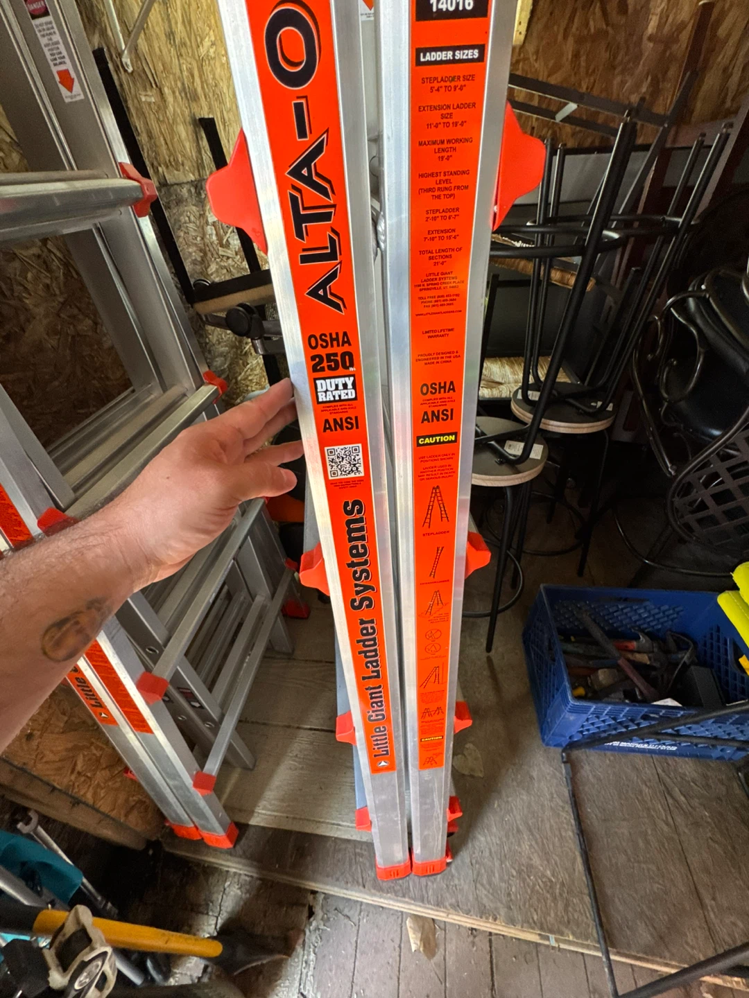 Little Giant Alta-O 250 Ladder