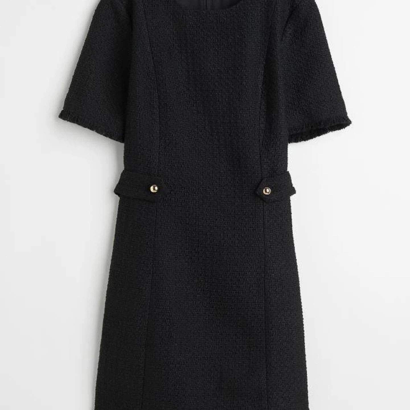 H&M Tweed Boucle Black Dress (BNWT) - photo 3