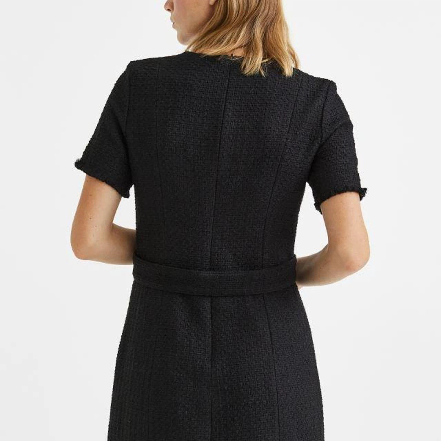 H&M Tweed Boucle Black Dress (BNWT) - photo 4