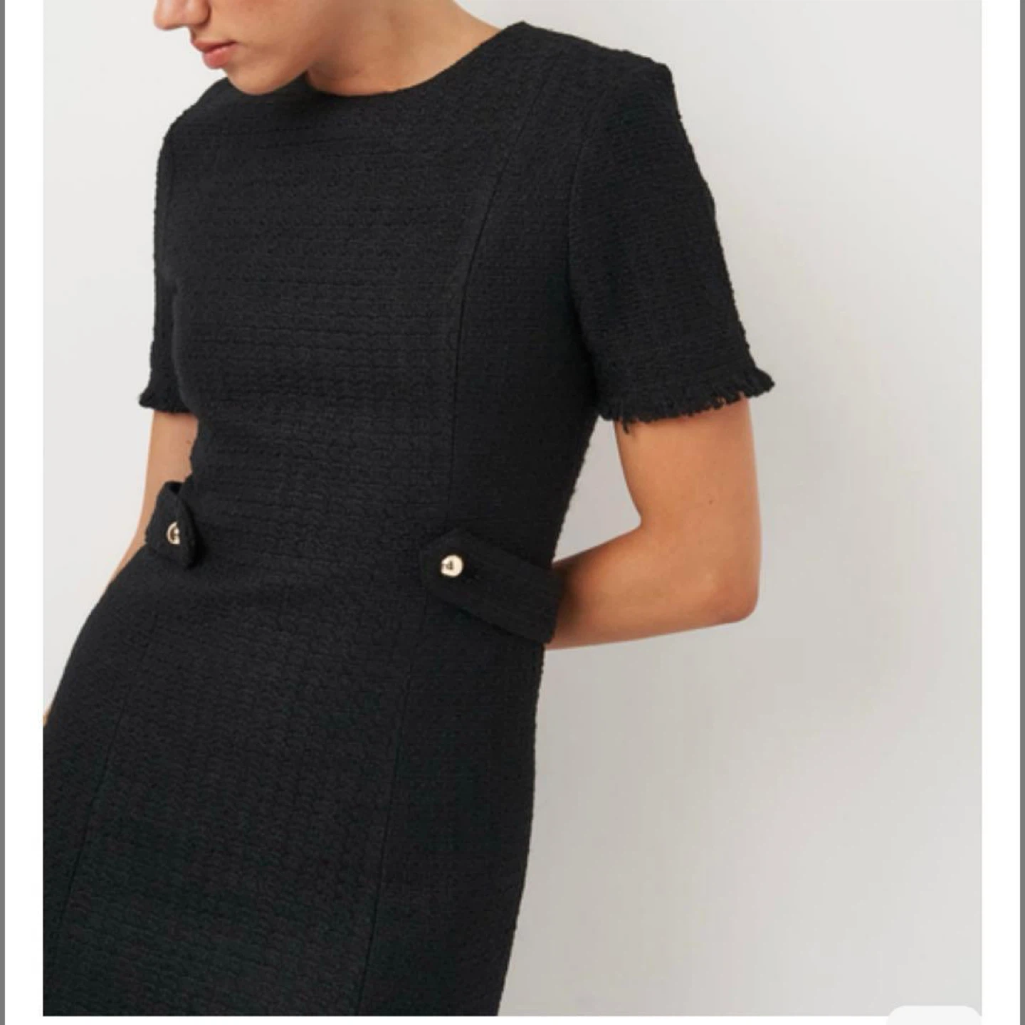H&M Tweed Boucle Black Dress (BNWT) - photo 5