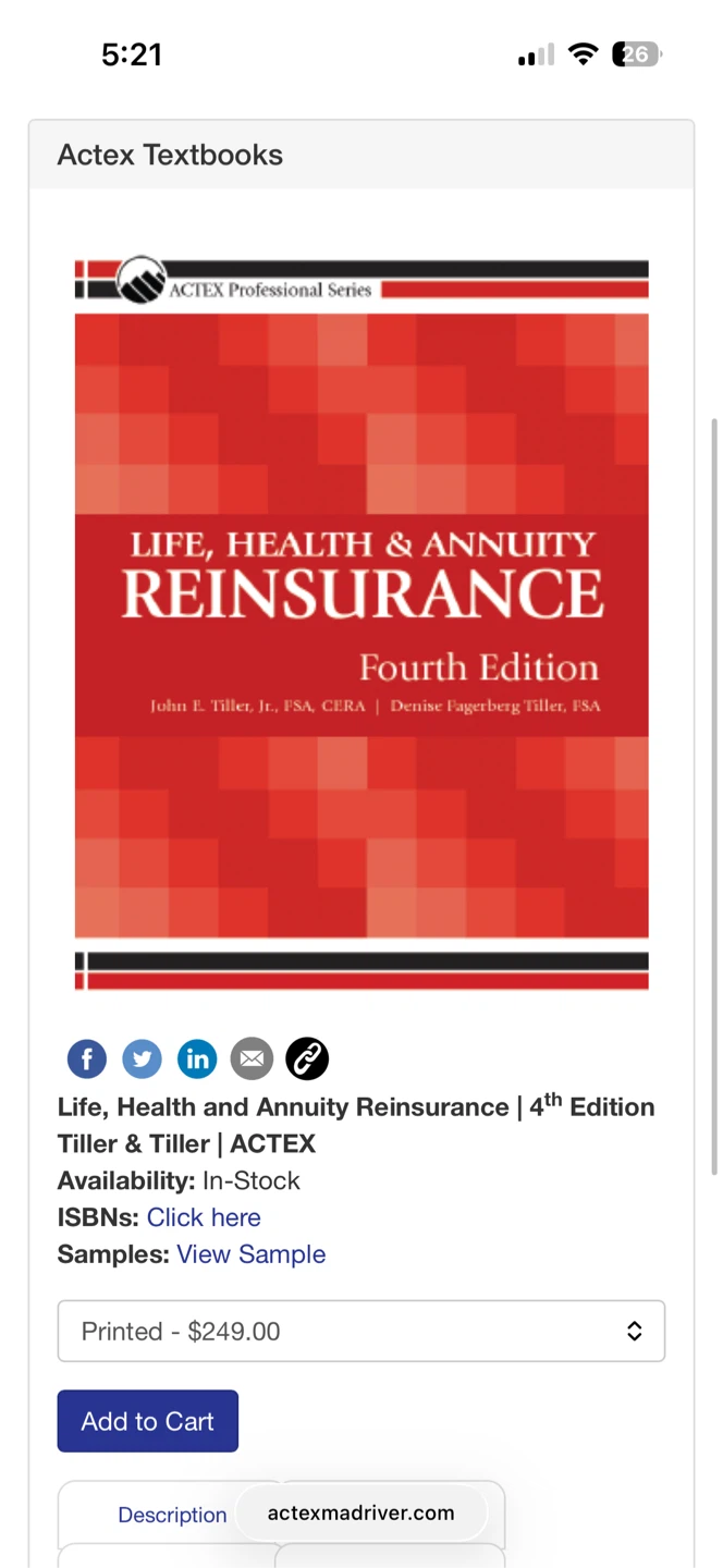 Life, Health & Annuity Reinsurance, Fourth Edition Textbook - photo 2