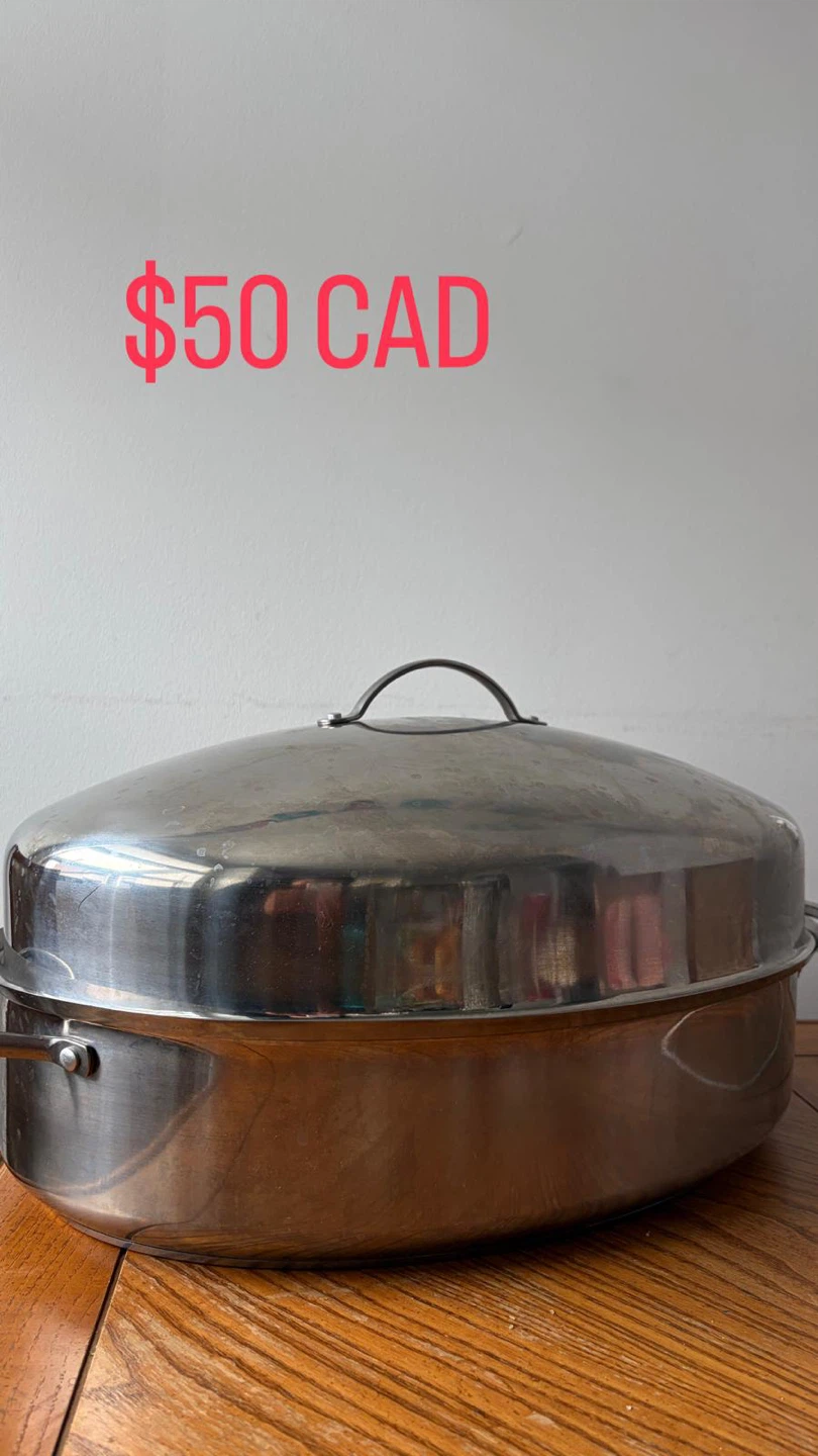 Large Roasting Pan with Lid - photo 2