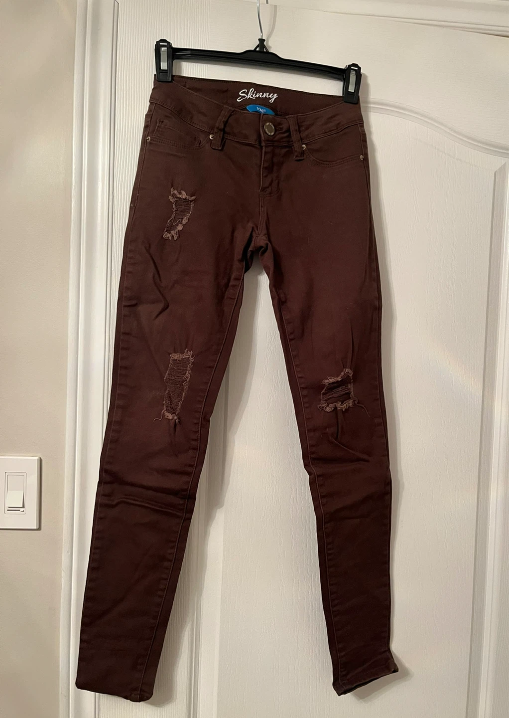 YMI Brown Skinny Jeans - Size 0