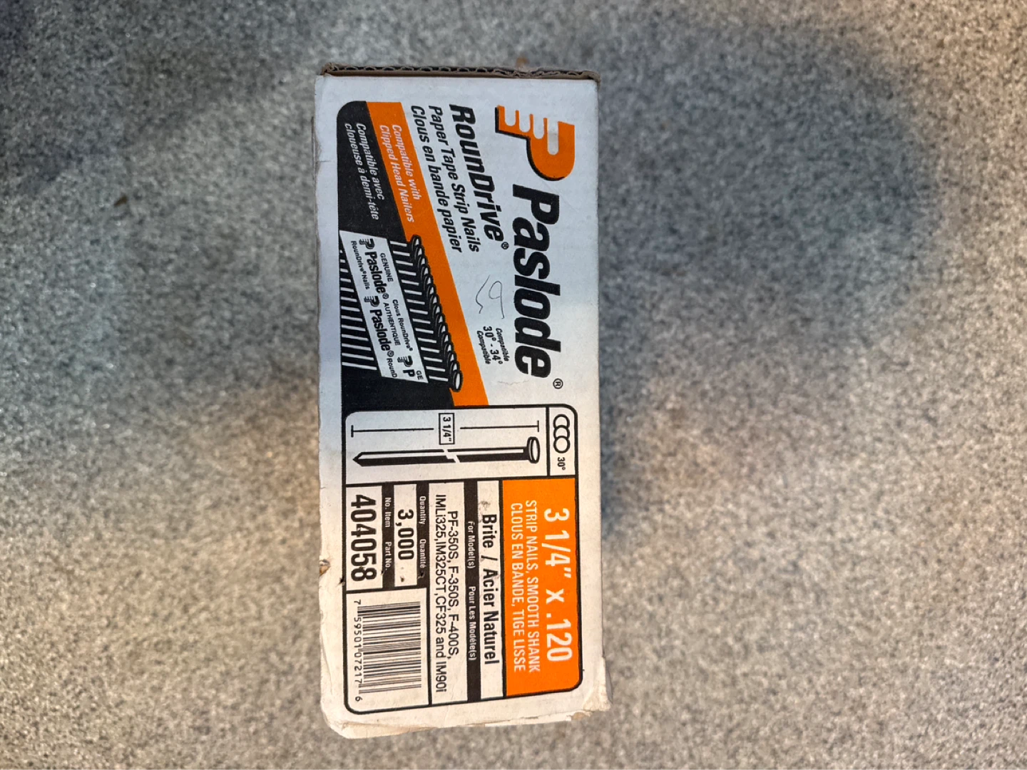 Paslode Roundrive 3 1/4" Paper Tape Strip Nails (3000 Count) - photo 2