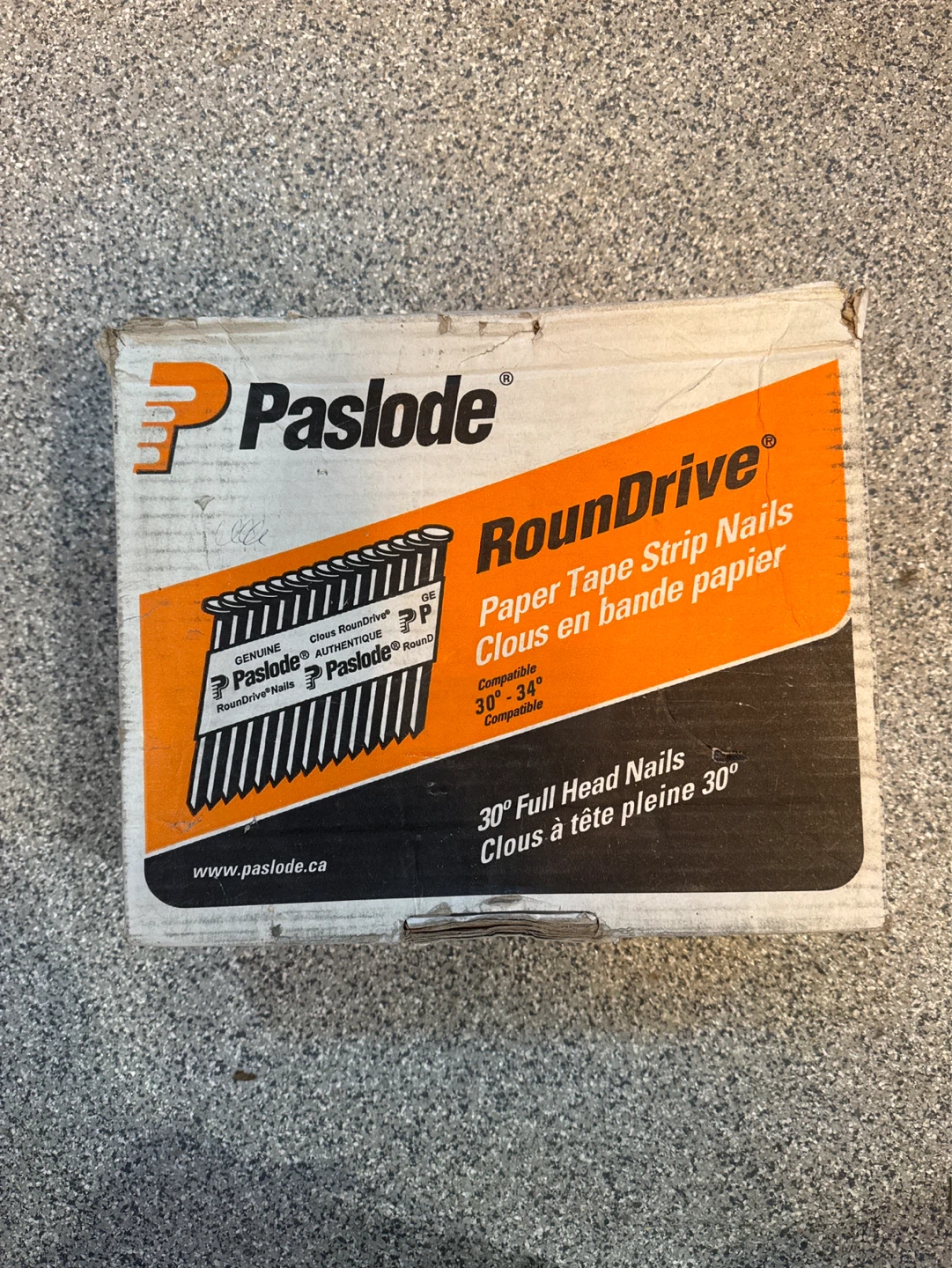 Paslode Roundrive 3 1/4" Paper Tape Strip Nails (3000 Count)