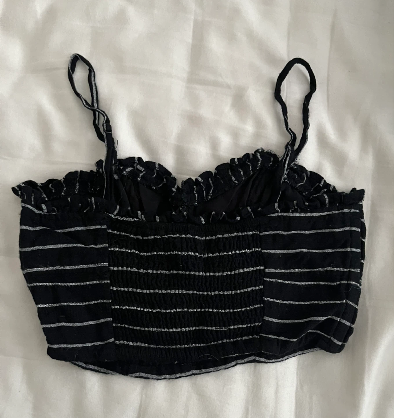 Black and white striped cami top - photo 2