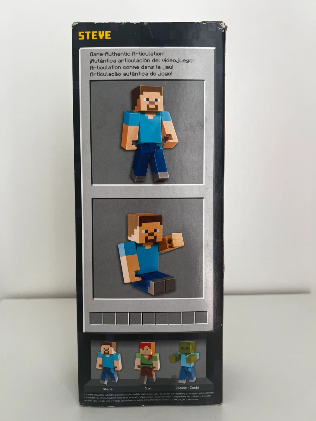 Minecraft Action Figures (Alex, Steve, Zombie Pigman) - photo 3