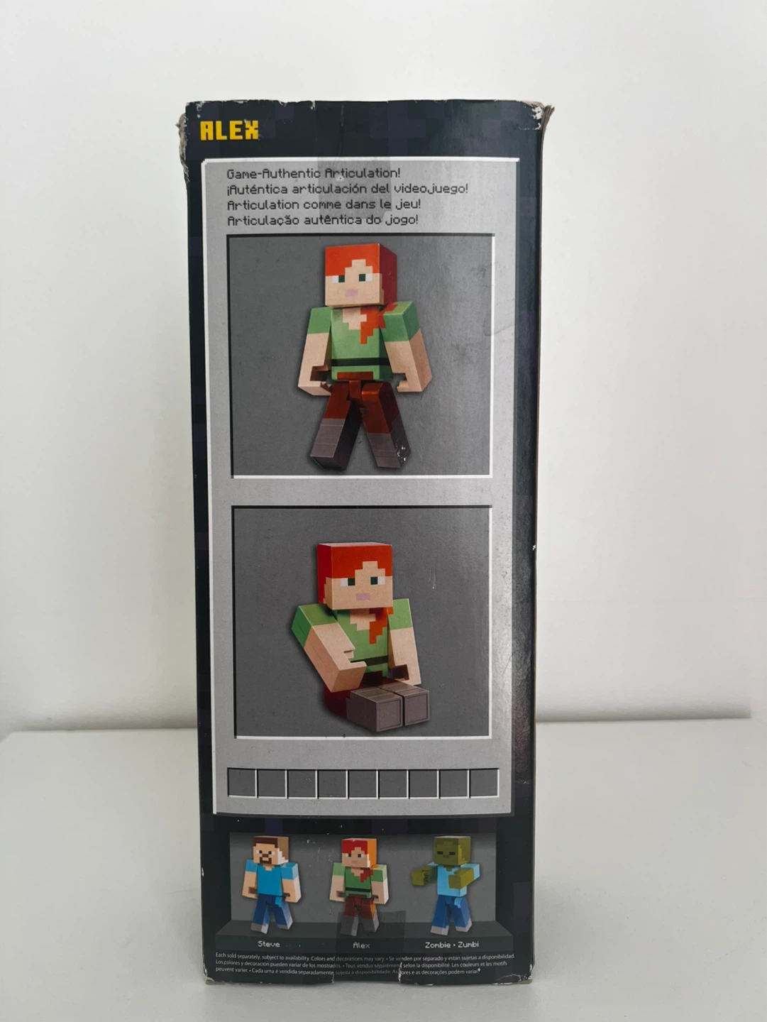 Minecraft Action Figures (Alex, Steve, Zombie Pigman) - photo 5