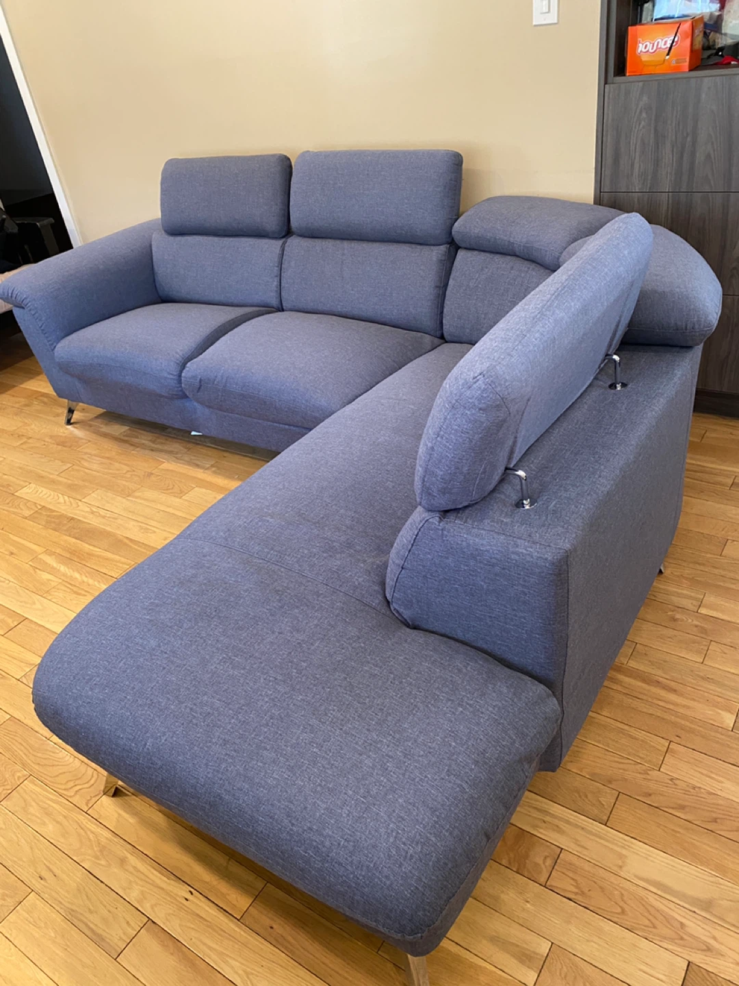 Modern Grey Sectional Sofa with Right Chaise (CAN DELIVER) - photo 2