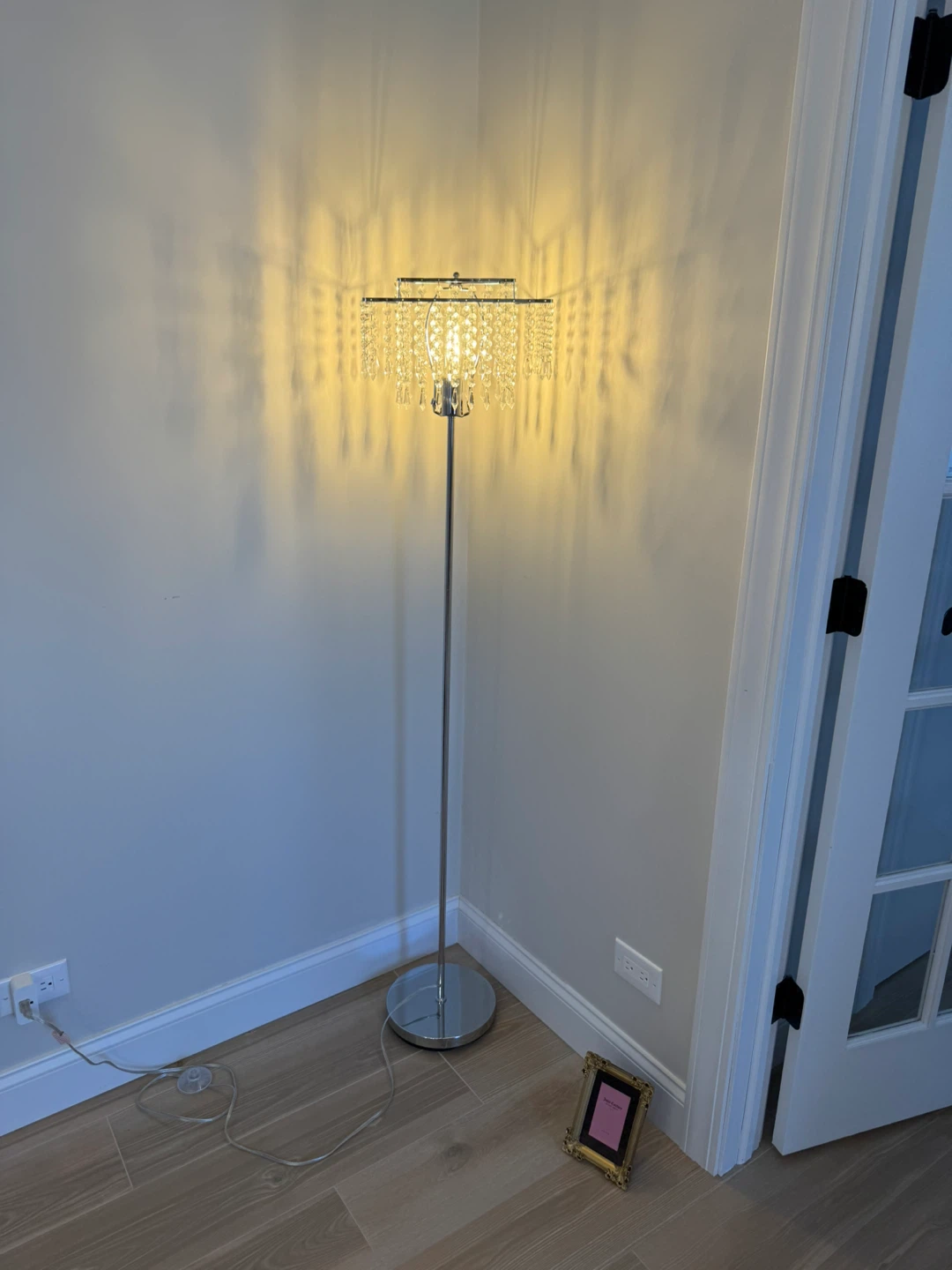 Crystal Chandelier Floor Lamp