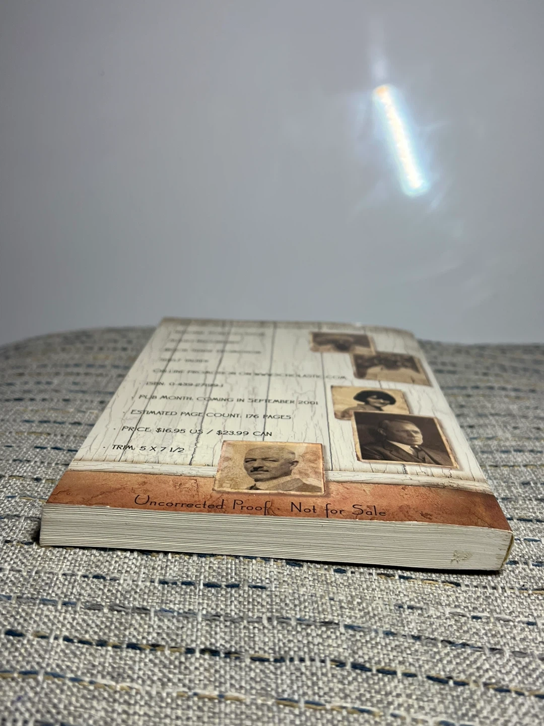 Witness: A Novel by Karen Hesse - Advance Reader's Edition - photo 3