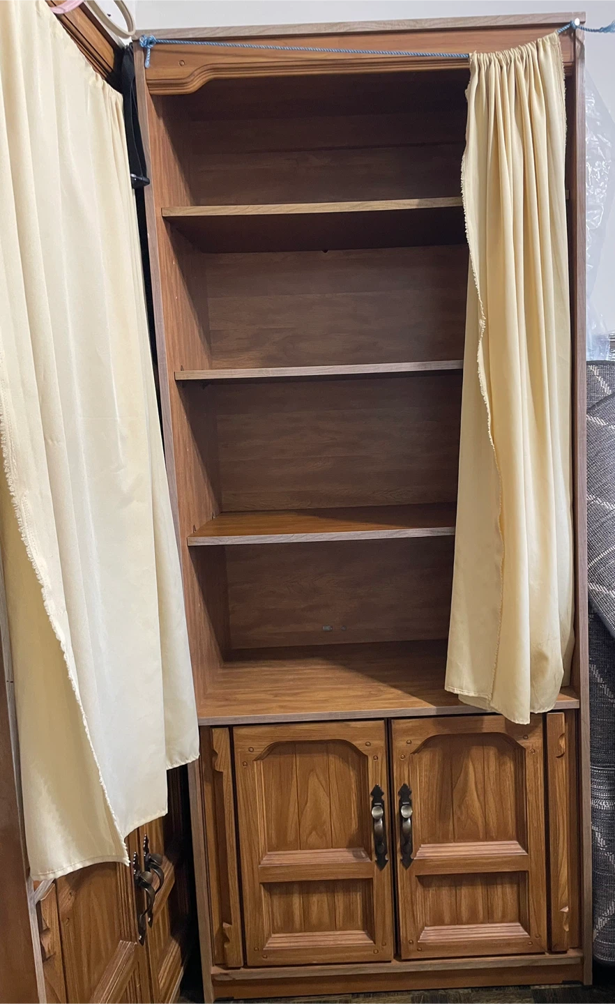 Read ad: Moving sale 2 identical cupboards for storage on sale