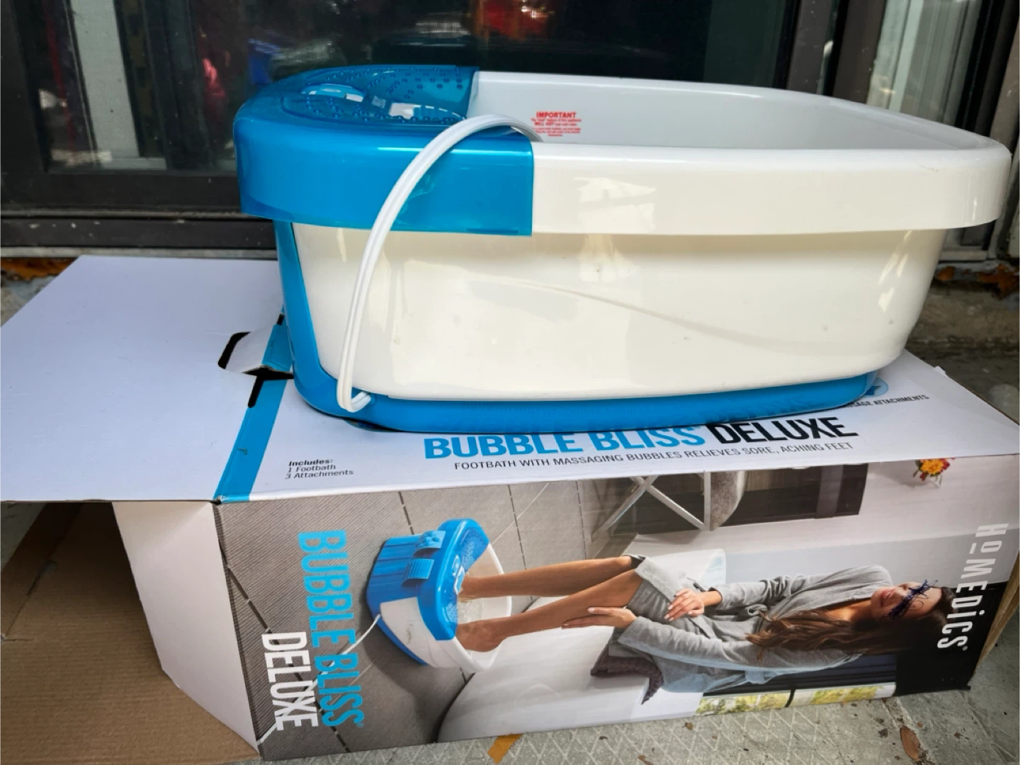HoMedics Bubble Bliss Deluxe Footbath with Massaging Bubbles - photo 3