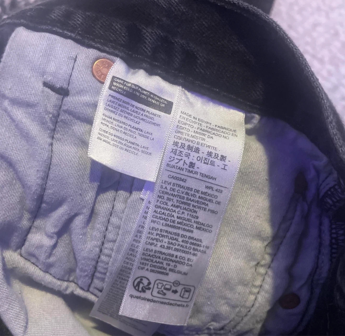 Levi's 501 Black Jeans - W 33 L 30 - photo 5