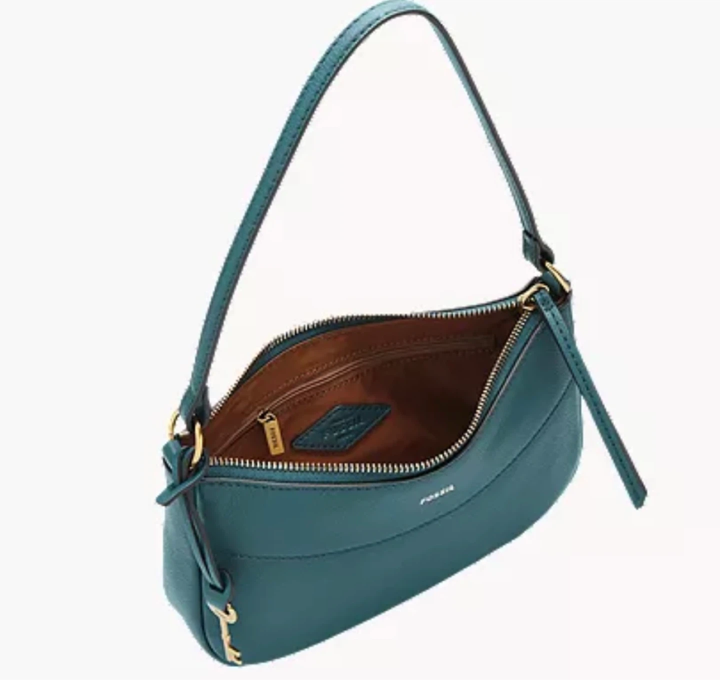 Fossil Skylar Shoulder Bag - Teal Leather - photo 2