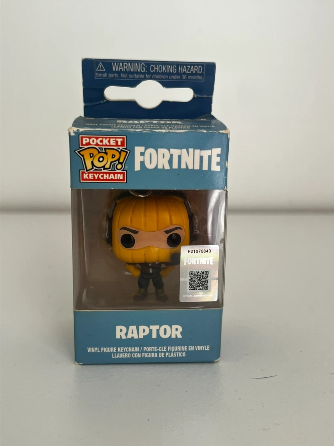 Funko Pop! Fortnite Pocket Keychain Raptor Vinyl Figure