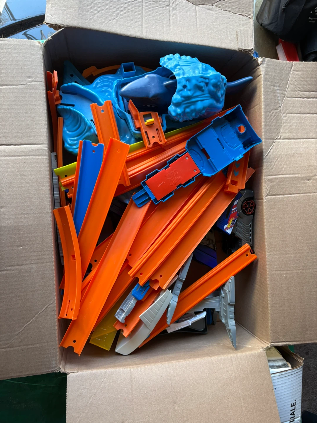 Hot Wheels Track Builder Playsets and Accessories Lot - photo 4