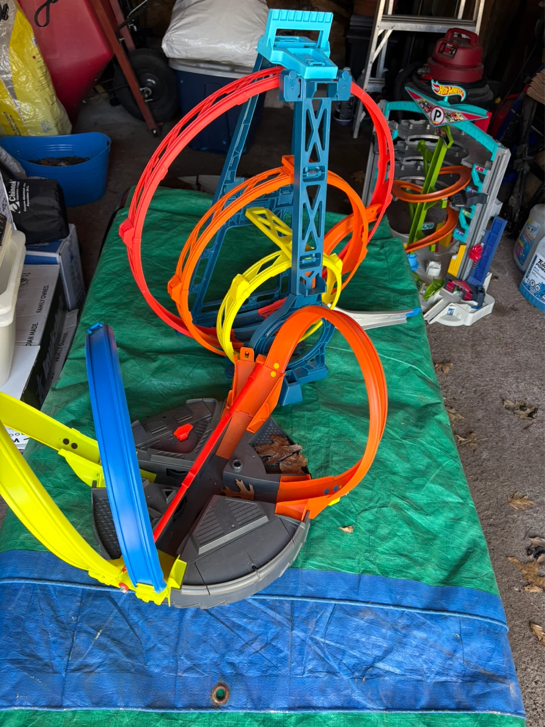 Hot Wheels Track Builder Playsets and Accessories Lot