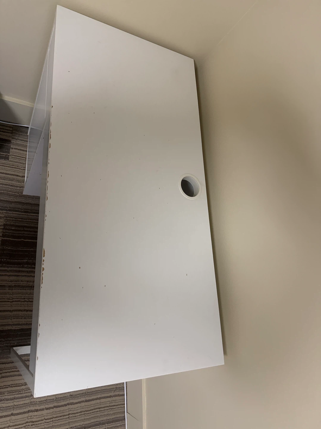 White IKEA Desk with Drawers - photo 2