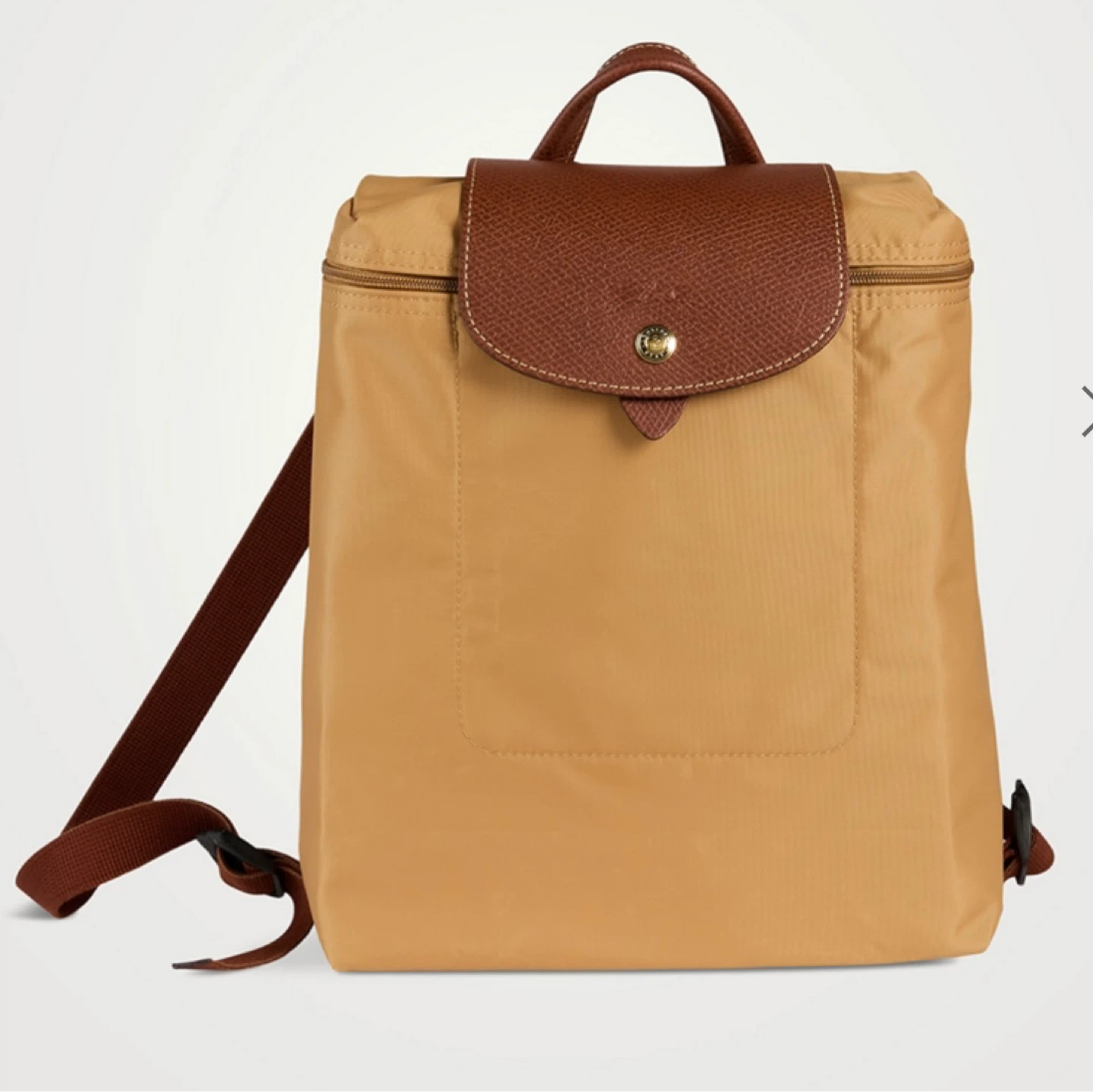 Longchamp Le Pliage Backpack - Tan/Brown