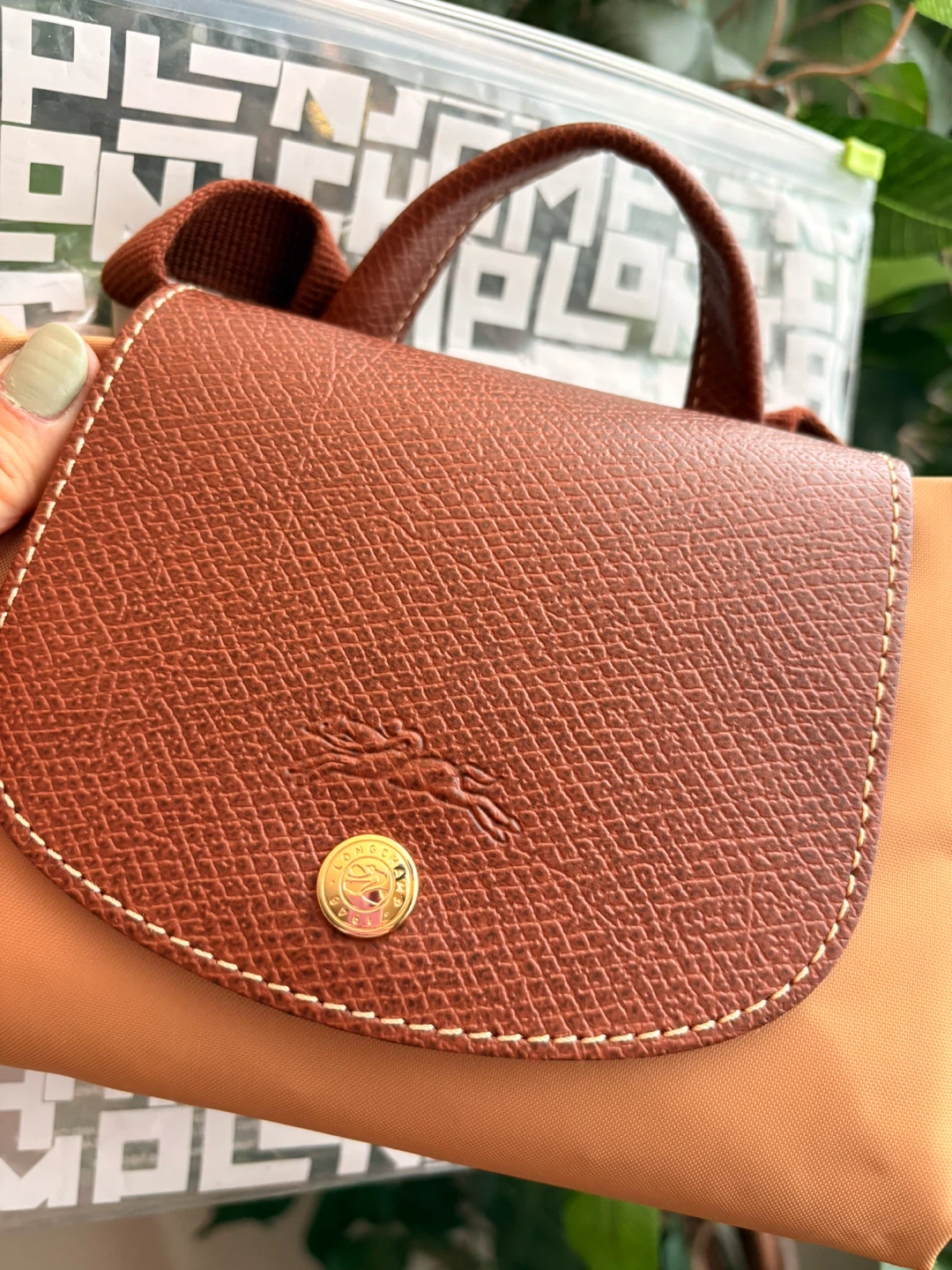 Longchamp Le Pliage Backpack - Tan/Brown - photo 5