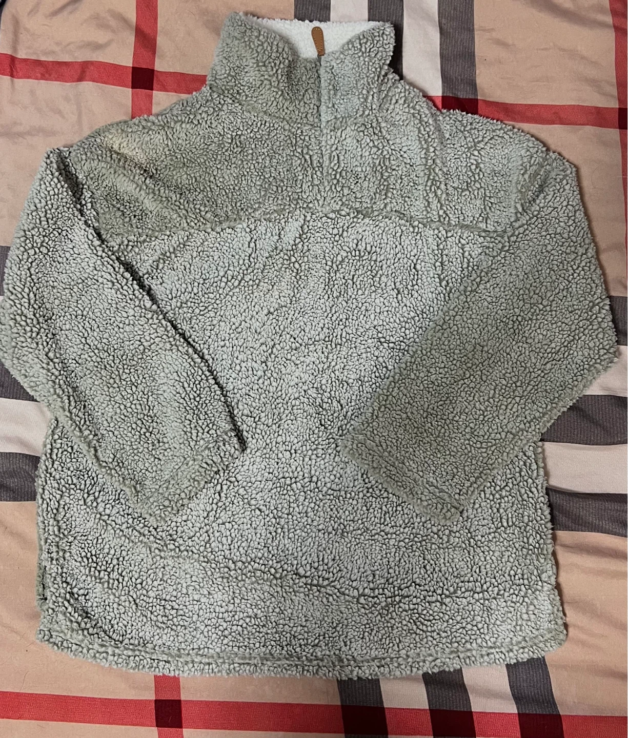 Light Green Fleece Pullover