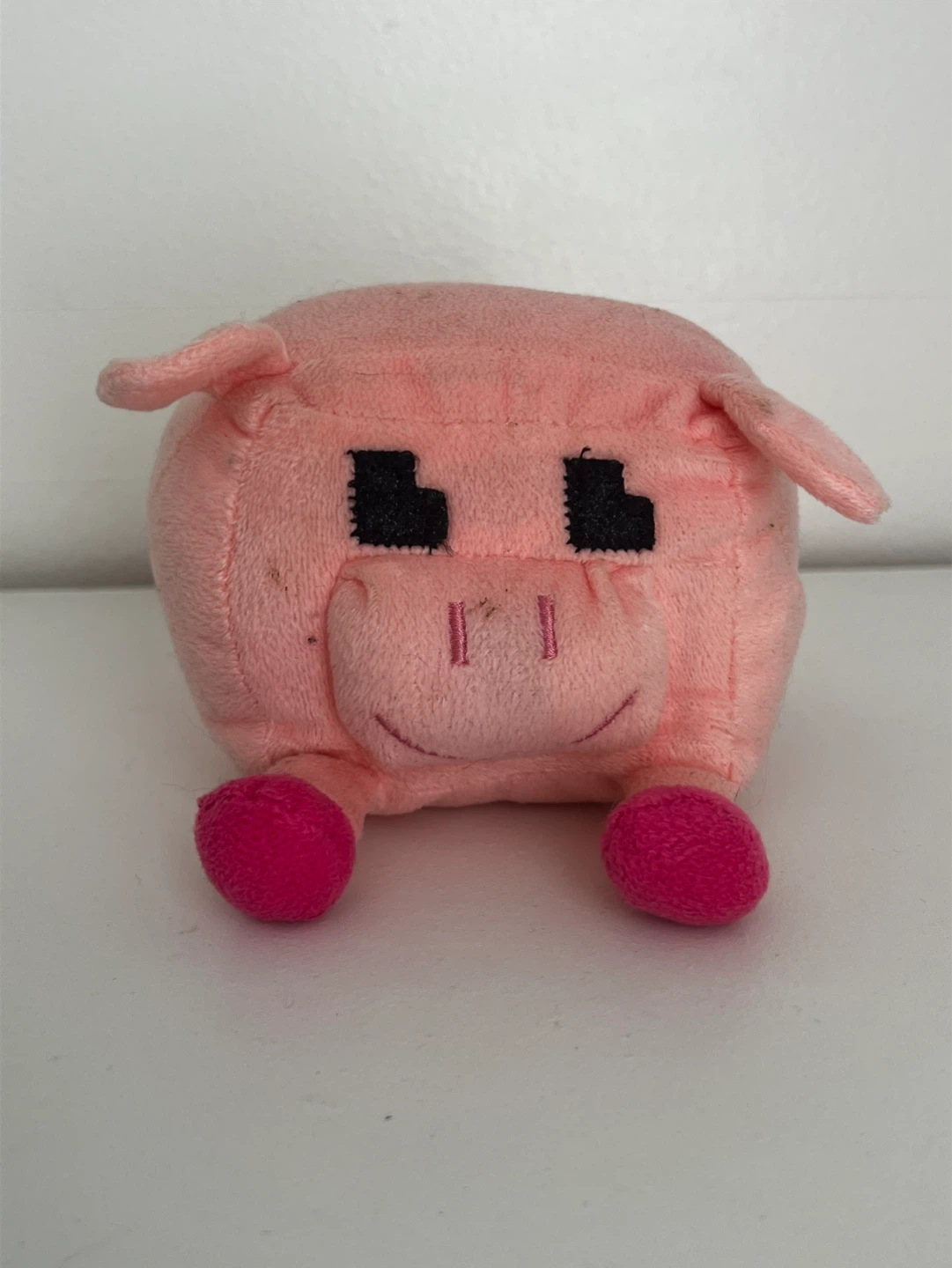 Pink Minecraft Pig Plush