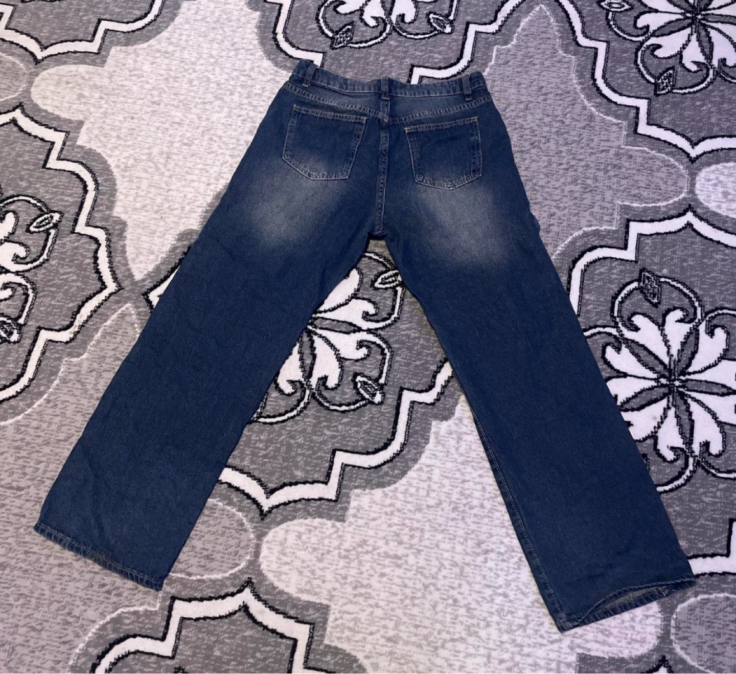 Blue Denim Jeans Size Medium - photo 2