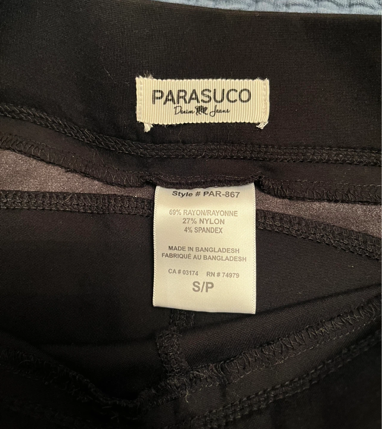 Parasuco Black Snake Print Panel Leggings Size S/P - photo 4