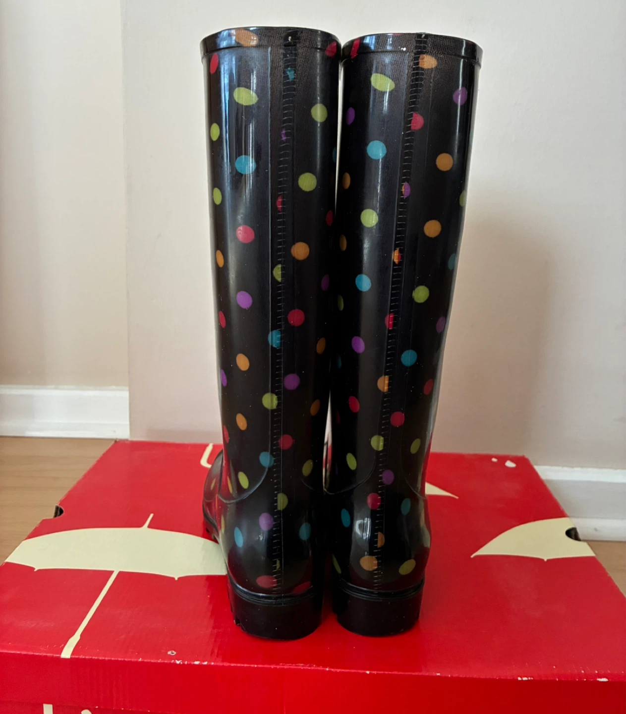 Women’s rain boots - size 7–Arizona Jean Co. Polka Dot - photo 4
