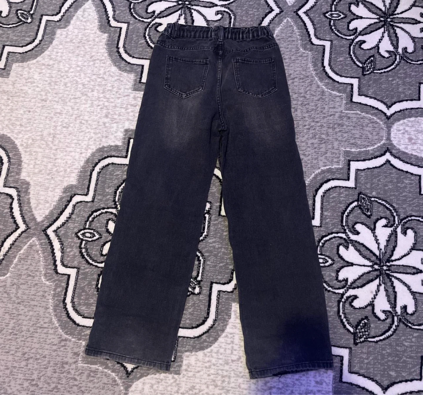 Black Wide Leg Jeans - photo 2