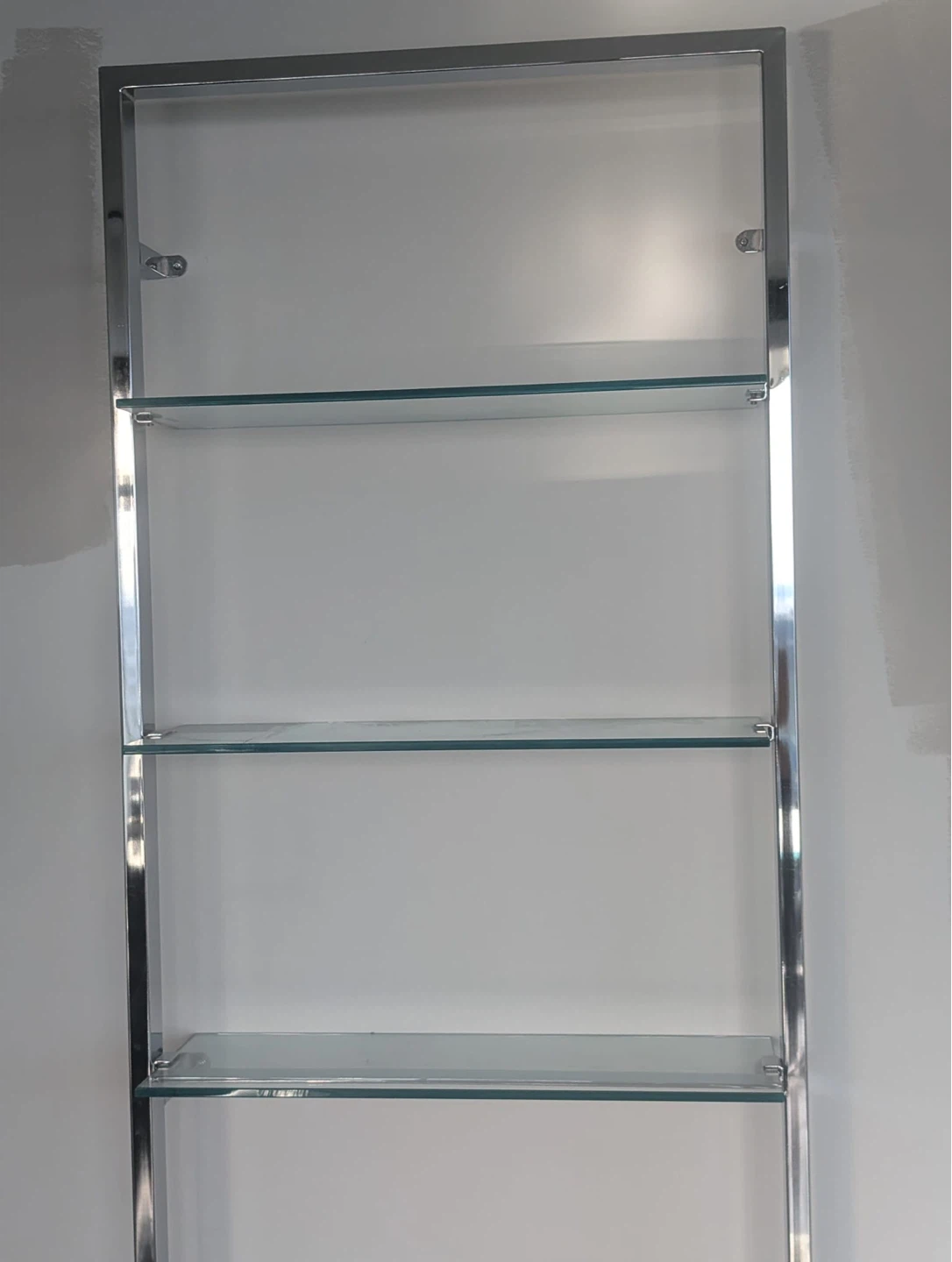 CB2 Shelves - Chrome & Glass - photo 4