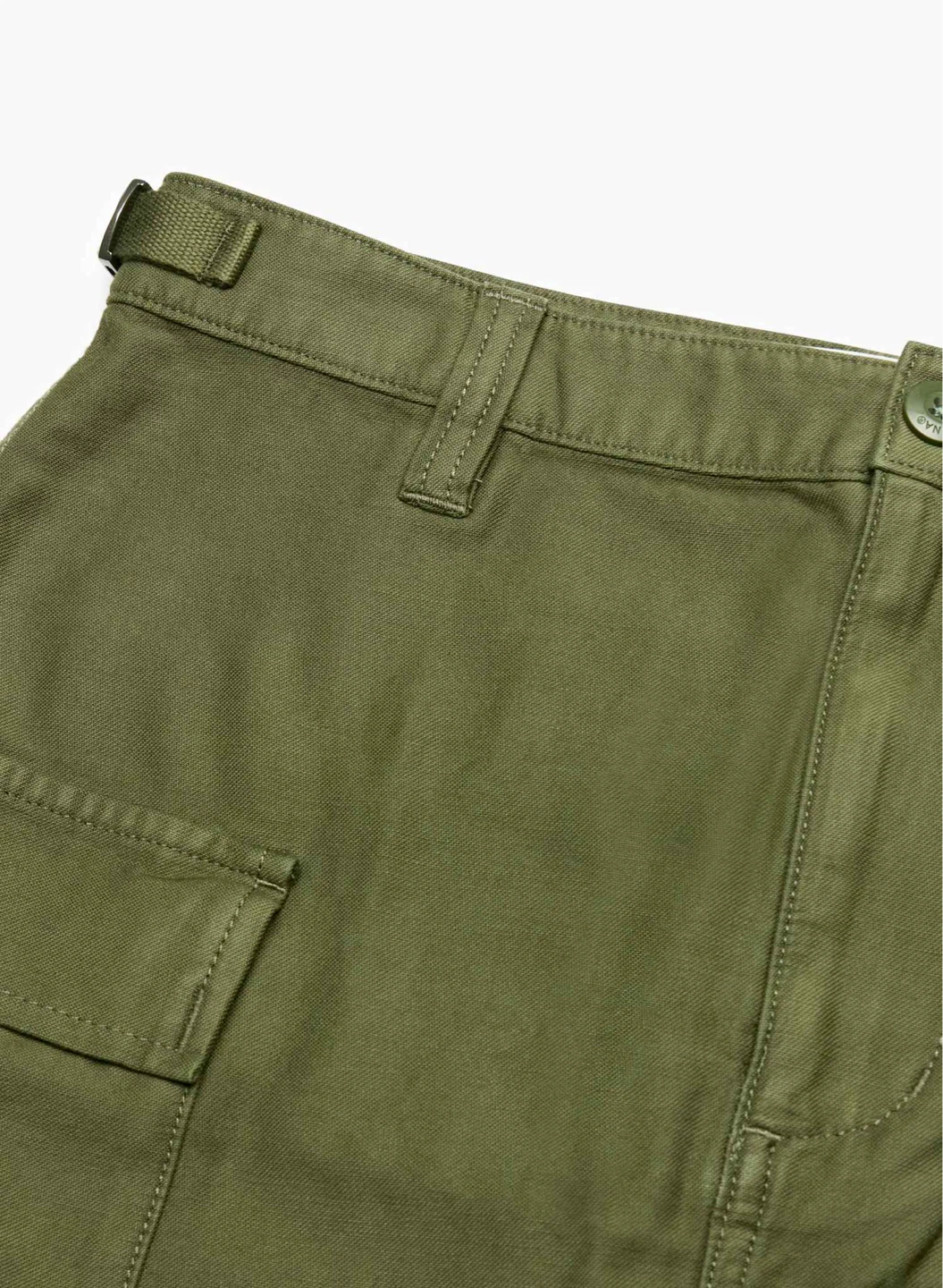 Tna Aritzia Supply Cargo Olive Green Micro Skirt - photo 5