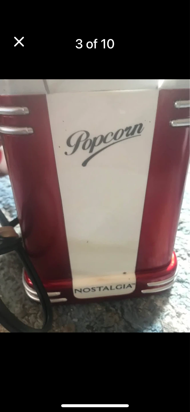 Nostalgia Retro Hot Air popcorn maker - photo 2