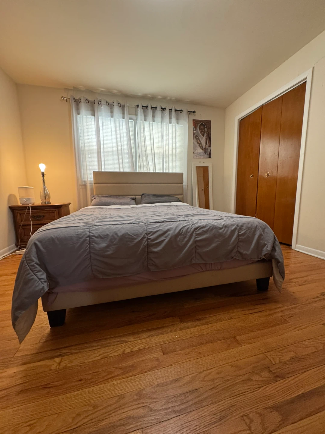 Upholstered Platform Bed Frame with Headboard
